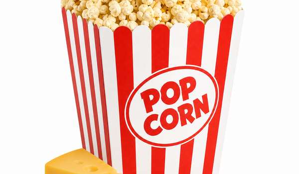 Popcorn sýrový, bezedný kelímek 9-12