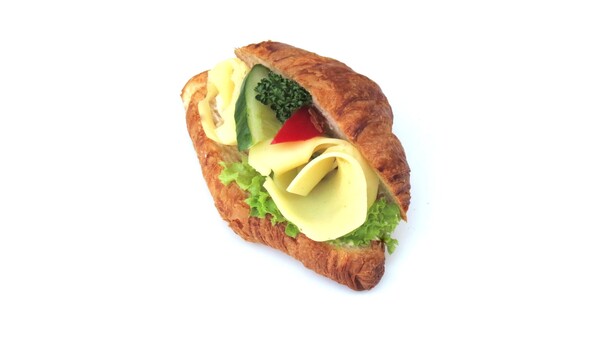 Mini croissant se sýrem Ementaler