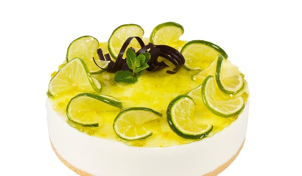 Cheesecake s limetkami