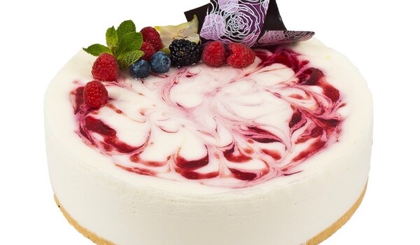 Cheesecake s malinami